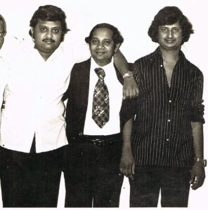 With Chakravarti & Bala Subrahmanyam (in white)