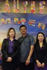 With Chinese singers at Penang, Malaysia