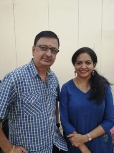 With singer Suneetha
